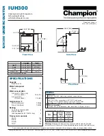 Preview for 2 page of Champion IUH 300 Specifications