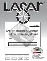 Preview for 1 page of Champion LASAR L-1502C Installation & Operation Manual