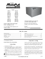 Preview for 1 page of Champion Master Cool AD1C51 Quick Start Manual