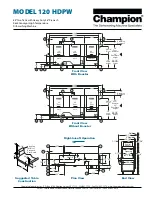 Preview for 5 page of Champion Model 120 HDPW Specifications