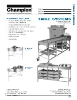 Preview for 1 page of Champion MRA180 Specifications