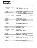 Preview for 33 page of Champion P-5 Equipment Manual