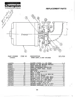 Preview for 44 page of Champion P-5 Equipment Manual