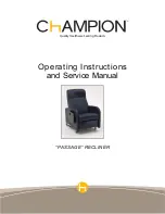 Предварительный просмотр 1 страницы Champion PASSAGE Operating Instructions And Service Manual