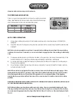 Preview for 9 page of Champion RotoBrute Smart Brute SB35 Operator'S Manual