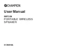 Champion SBT325 User Manual preview