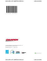 Preview for 44 page of Champion Simplex Operation & Service Manual