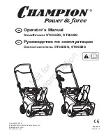 Champion ST655BS Operator'S Manual предпросмотр