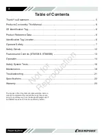 Preview for 4 page of Champion ST655BS Operator'S Manual