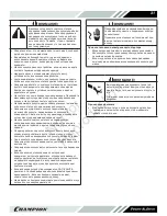 Preview for 31 page of Champion ST655BS Operator'S Manual