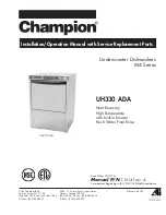 Предварительный просмотр 1 страницы Champion UH330 ADA Installation & Operation Manual