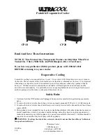 Preview for 1 page of Champion UltraCOOL CP20 Owner'S Manual