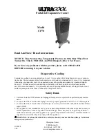 Preview for 1 page of Champion UltraCOOL CP70 Instruction Manual