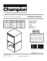 Preview for 1 page of Champion USN-10 Technical Manual