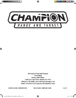 Preview for 15 page of Champion WheelyBird Instruction Manual