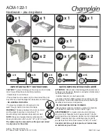 Preview for 1 page of Champlain ACM-122-1 Quick Start Manual