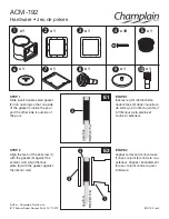 Preview for 1 page of Champlain ACM-192 Quick Manual