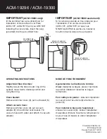 Предварительный просмотр 4 страницы Champlain ACM-19296 Quick Manual