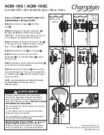 Preview for 2 page of Champlain ACM-198 Quick Start Manual