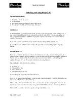 Preview for 1 page of ChamSys MagicQ Installing And Using