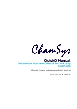 Preview for 1 page of ChamSys QuickQ Manual