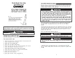 CHANCE C312-0000 Installation, Operating & Servicing Instructions preview