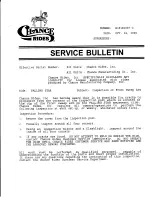 Предварительный просмотр 1 страницы CHANCE FALLING STAR Service Bulletin