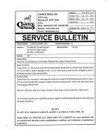 Предварительный просмотр 1 страницы CHANCE INVERTER Service Bulletin