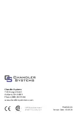 Preview for 28 page of Chandler Systems UV-10DH Operation & Installation Instructions