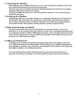 Preview for 3 page of Chandler CM101 Instruction Manual & Parts List