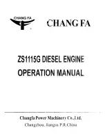 Chang Fa ZS1115G Operation Manual preview