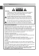 Предварительный просмотр 4 страницы Changhong Electric LED39D2200HB Operation Manual