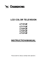 Предварительный просмотр 1 страницы Changhong Electric LT1512E, LT1712E, LT2012E, LT2 Instruction Manual