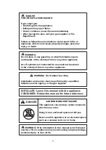 Preview for 2 page of Changzhou Gardensun Furnace FPC-C-02 Owner'S Manual