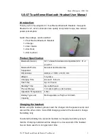 Channel Enterprises TouchSense UA-07 User Manual preview