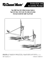 Channel Master 123 I Instruction And Assembly Manual preview