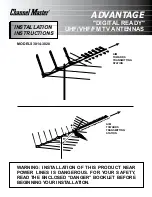 Channel Master Advantage 3014 Installation Instructions preview