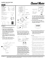 Preview for 1 page of Channel Master Amplify+ Instruction Sheet