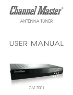 Channel Master CB-7001 User Manual preview