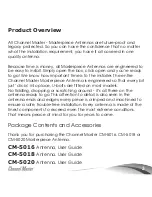 Preview for 5 page of Channel Master CM-5016 User Manual