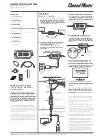 Channel Master CM-7777HD Instruction Sheet preview