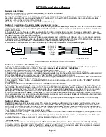 Предварительный просмотр 9 страницы Channel Plus CHANNELPLUS MDS-6 Owner'S Manual