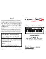 Preview for 1 page of Channel Plus DMT-24 Supplementary Manual