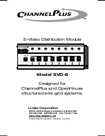 Channel Plus SVD-8 User Manual preview