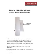 Предварительный просмотр 1 страницы Channel Safety Systems EntriTech Series Operation And Installation Manual