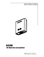 Channel Vision A0240 Instructions Manual preview