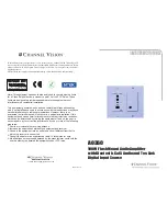 Channel Vision A0360 Instructions Manual предпросмотр