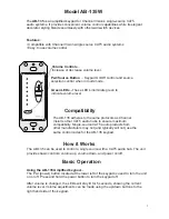 Предварительный просмотр 3 страницы Channel Vision AB-909W Installation Manual