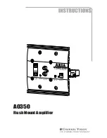 Channel Vision Aria A0350 Instructions Manual preview