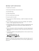 Предварительный просмотр 2 страницы Channel Vision Aria A0351 Instructions Manual